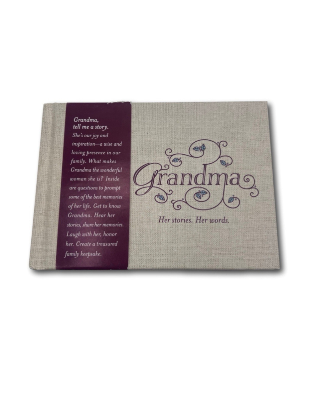 Grandma Her Stories Her Words Hardcover Guided Keepsake Memory Journal